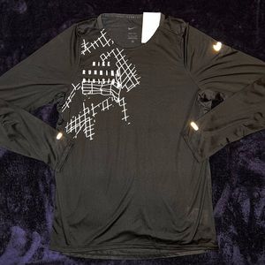 Men’s Nike Mesh long sleeve | Blk | | S |